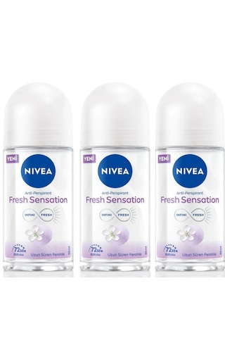 Nıvea Kadın Roll-on Deodorant Fresh Sensation 3 X 50 Ml Nıvea Kadın Roll-on Deodorant Fresh Sensation 3 X 50 Ml