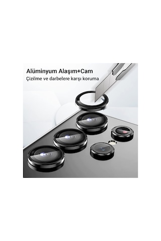 Galaxy A34 5g Valdez Metal Kamera Lens - Siyah