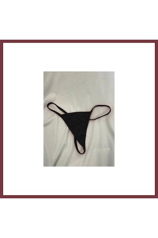 Storeşahin Kadın Siyah Tanga Külot String Shn0720