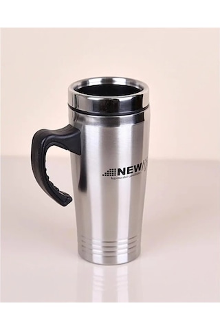 Paslanmaz Çelik Seyahat Termosu Kupası -mercampoutdoor Gri