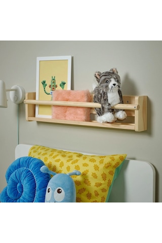 Ikea Lılleplutt Peluş Oyuncak Gri - Siyah - Beyaz
