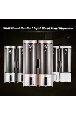 Ulzyvf Duvar Tipi Manuel Sabunluk - Duş Jeli & Şampuan 200ml X 2 Diğer