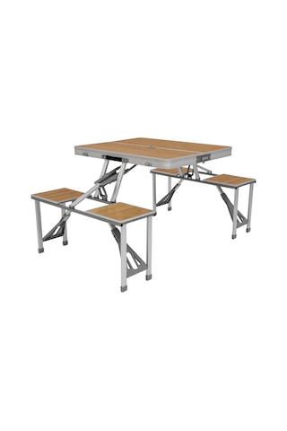 Outwell Dawson Picnic Table Premium Bambu Katlanır Sandalye Masa Seti