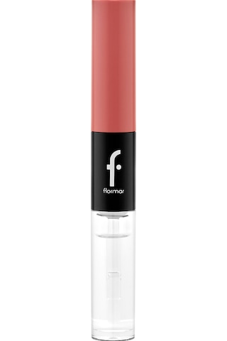 Flormar Duoglam Yüksek Pigmentli Kremsi Likit Ruj & Ultra Kalıcı Dudak Parlatıcısı 003 Vintage Rose
