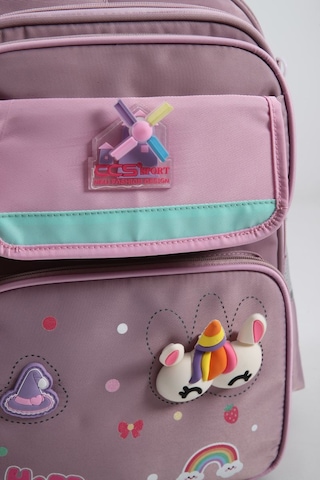 Ççs Kids Premium Okul Çanta Seti 3'lü İlkokul Ortaokul Sırt Çantası Termal Beslenme Çantası Kalemlik Gül Kurusu-pembe 52016