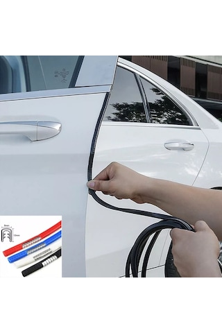 Araç Kapı Koruma Fitili Çarpma Çizik Önleyici Fitil U Tip Beyaz 5