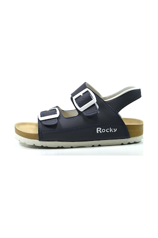 Onlo Ayakkabı Rocky.120 Lacivert Cırtlı Erkek Çocuk Sandalet Lacivert
