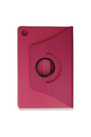 Samsung Galaxy Uyumlu Tab A9 Plus Kılıf 360 Tablet Deri Kılıf - Pembe İpad Mini Pro 2024