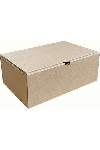 13 X 21 X 8,5 Cm Kraft Burger Kutusu 100'lü Paket Hamburger Paket Servis Kutusu Gıdaya Uygun Karton Ambalaj 1000 Adet