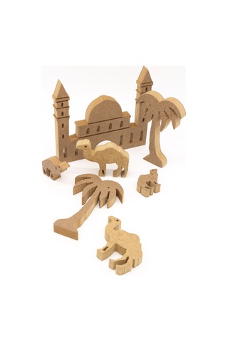 Neşeli Ahşap Des 11 Ayasafya Camii 20 Cm, Palmiye Ve Deve. Ramazan Ayına Özel Ahşap Boyama Etkinliği, Boyama Seti Model Tyb9r5uogpuvwhpp16
