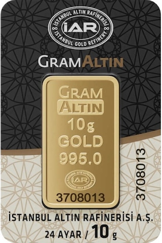 10 Gr 24 Ayar İar Gram Altın 10 Gr 24 Ayar İar Gram Altın
