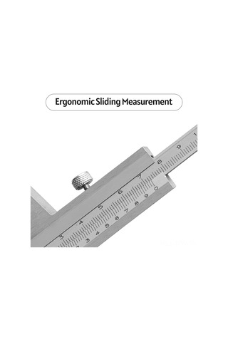 Tenfowee 0-150mm Hassas Ölçüm İçin Yüksek Karbon Çelik Derinlik Kumpas, Net Göstergeli