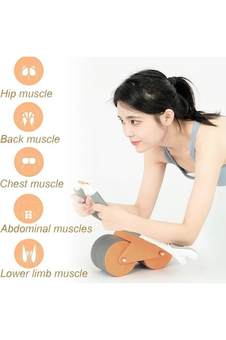 Ultimate Sup, Abs Tekerlekli Silindir, Abs Egzersizi, Silindirli Egzersiz, Fitness Ekipmanı 5324