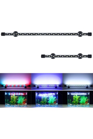 Symbee 28cm Ip68 Su Altı Led Akvaryum Işığı - Mavi Beyaz Işık, Su Bitkileri Ve Balık Görseli İçin Enerji Tasarruflu, Avrupalı Standart Çok Renkli