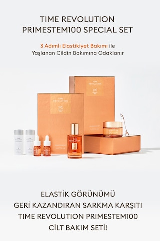 Cilde Sıkı Ve Elastik Görünüm Kazandıran Bakım Seti Time Revolution Primestem100 Set