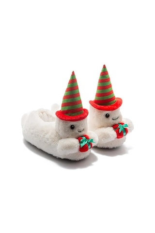 Twigy Ee0552 Tw Dalla Beyaz Kadın Panduf Beyaz