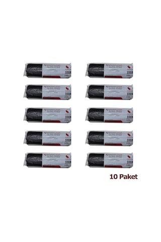 Gnr Endüstriyel Jumbo Çöp Torbası Poşeti - 2 Kat - Siyah - 500 Gr. - 80x110 Cm. -10 X 10 Rulo