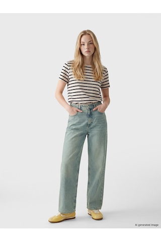 Lcw Jeans İndigo Relaxed Fit Kadın Jean Pantolon