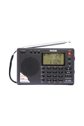 Tecsun Radio Pl-380 Dsp Fm Am Stereo World Band Receiver,small Size Radio