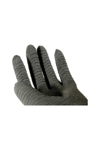 Vento H2-60 Kauçuk Siyah Tırtıklı Asit Eldiveni 60 CM - 1 Çift