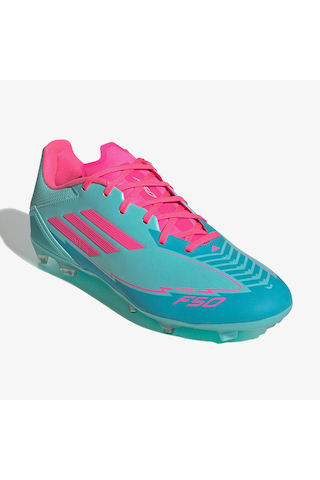 Adidas F50 League Messi Erkek Mavi Çim Saha Kramponu Ih0928 Mavi