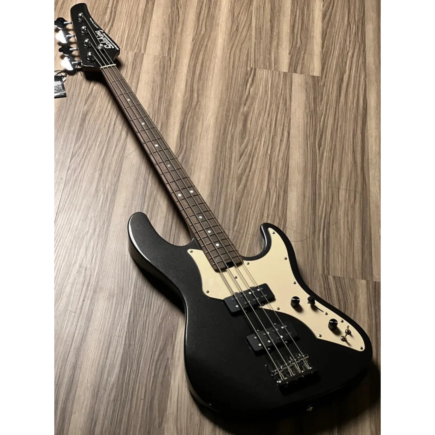 Soloking Mj-1 Classic Bass İn Black Metallic With Roasted Maple Neck Metalik Gri