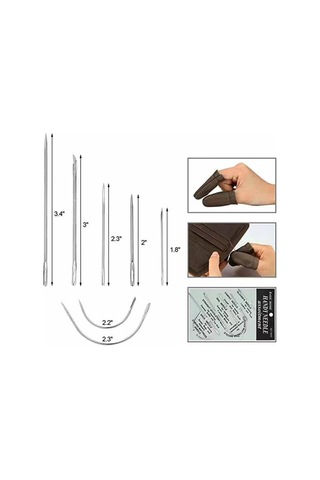 28 Adet Zanaat Deri Alet Takımı Dıy Deri Dikiş Dikiş E17828-28