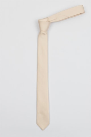 Tudors İnce Kendinden Desenli Erkek Kravat - Kahverengi (298390605) Kahverengi