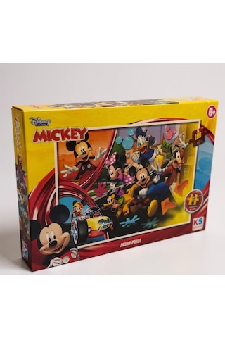 Ks Games Disney Mickey Mouse Puzzle 100 Parça 6+ Yaş - Lisanslı Eğitici Puzzle