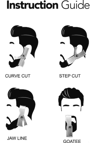 Qingmipy 360 Dönebilir Şeffaf Sakıl Şekillendirici - Simetrik Kesim İçin Pratik Kılavuz