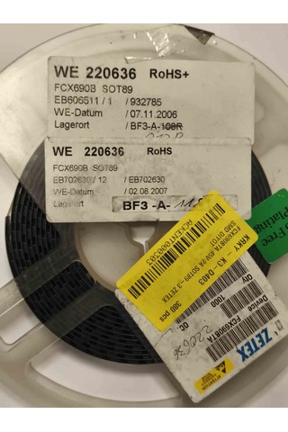 Fcx690bta 45v 2a Sot89-3 Zetex Smd Diyot 29 Adet