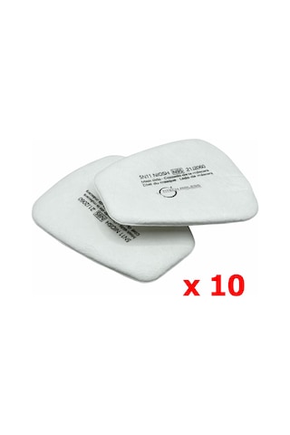 5n11 N95 Partikül Toz Ve Sis Filtresi P2 10'lu Paket