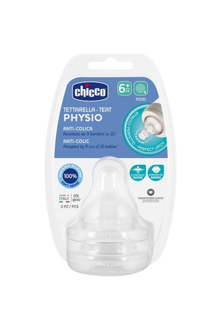Chicco Well-being 2 Li Biberon Emziği 00020347000000 Siyah