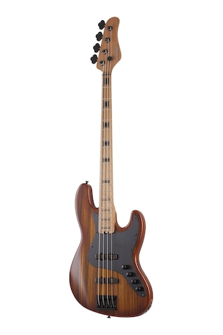 Schecter J-4 Exotic Telli Bas Gitar (Faded Vintage Sunburst)