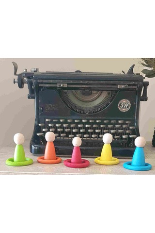 Waldorf Montessori Pegleri Nins Ve Halkaları 5'li İnsancık + 5'