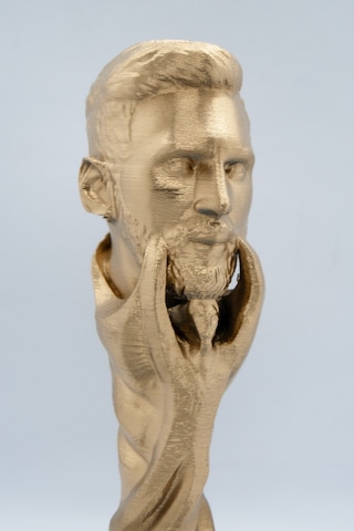 Messi Dünya Kupası Büst Şampiyonluk Figür Özel Tasarım 20 Cm