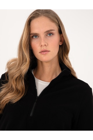 Pierre Cardin Kadın Siyah Sweatshirt 50316333-vr046 Siyah