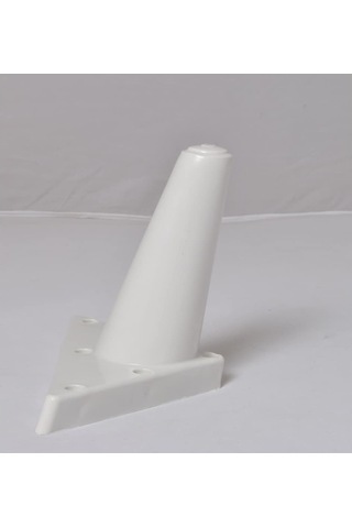 Zeygen Sena Plastik Mobilya Baza Koltuk Kanepe Ayak 6 Adet 14 Cm Beyaz