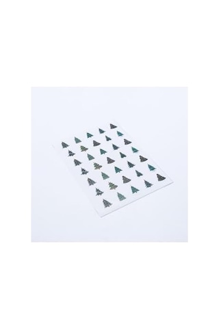Sticker, Yılbaşı Çam Ağacı, 3 Cm, 700 Adet