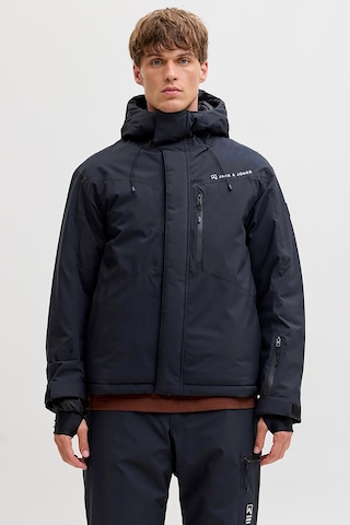 Jack & Jones Alpes Erkek Kayak Montu Su Geçirmez Rüzgar Geçirmez Aw25 Siyah
