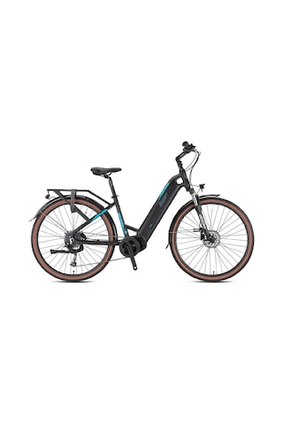 Loop Commuter 28 Elektrikli Şehir Bisikleti 9v Hd 17.5 Mat Siyah-füme-turkuaz Mat Siyah - Turkuaz