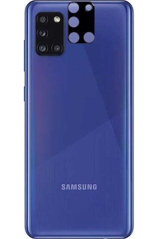 Galaxy A31 Zore 3D Kamera Camı Siyah