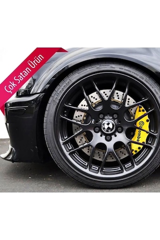 Kia Rio Uyumlu Brembo Sarı Kaliper Kapağı 4 Parça Ön Arka Set