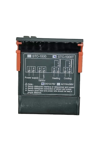 STC-1000T 12v-72v 10A Özel Üretim Dijital Termostat+Yedek Prob