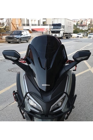 Motocam Honda Forza 250 Ön Cam 2021-2026 Model 47cm Siyah Renkli 4mm İade Yoktur