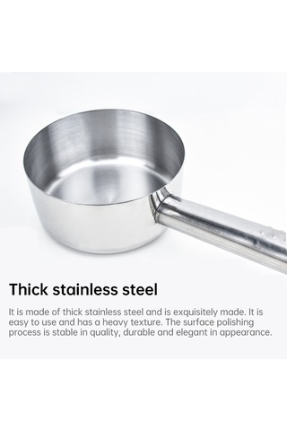 Sones Paslanmaz Çelik Su Kepçesi Su Akrebi Şef Mutfak Su Kepçesi