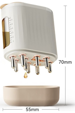 Fortunelane Optimze: Beyaz Elektrikli Saç Derisi Aleti: Titreşimli Masaj, Kırmızı Işık, Ems Mikro Akım Teknolojisi İle Uyumlu Kul Çok Renkli