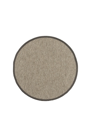 Cool Halı Boston M208 Hav Toz Vermez Kolay Temizlenen Hasır Balık Sırtı Ithal Yuvarlak Sisal Halı