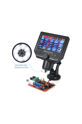 Powermaster G600 4.3'' Ekranlı 600x 3.6mp Hd Dijital Mikroskop