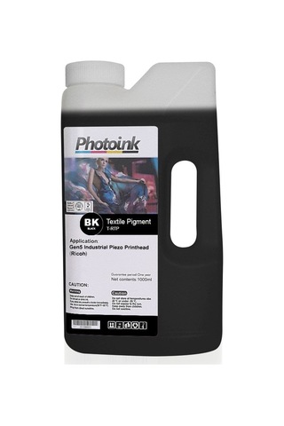 Ricoh Gen4/gen5 Kafa Uyumlu 1000 Ml Siyah Black Tekstil Mürekkep T - Rtp